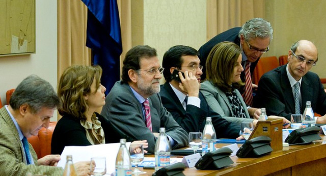 Reunión del Grupo Popular en el Congreso de los Diputados