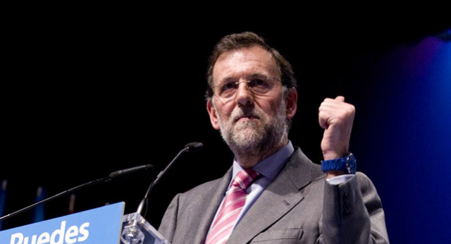 Mariano Rajoy durante su intervención en el acto de Torrejón de Ardoz