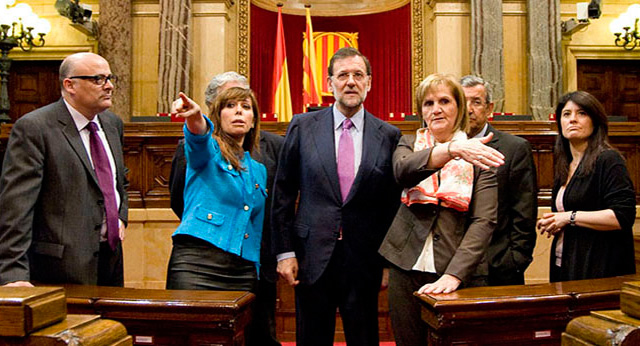 Mariano Rajoy en Barcelona