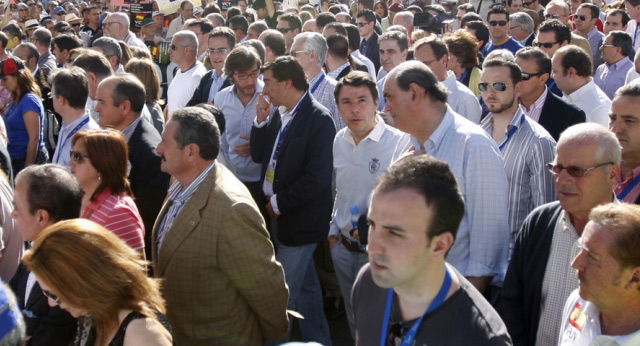 Manifestación en apoyo a las víctimas del terrorismo