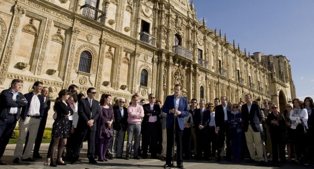 El presidente del Partido Popular, Mariano Rajoy