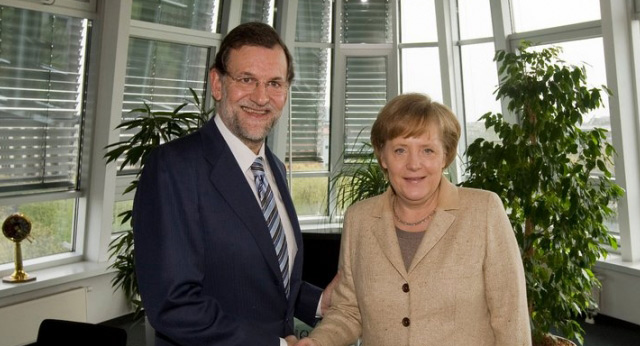 Mariano Rajoy se reúne con Angela Merkel