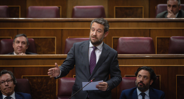 Jaime de Olano en su turno de preguntas al Gobierno
