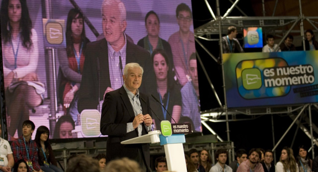 Eloy Suárez durante su intervención
