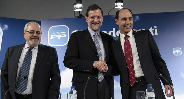 Mariano Rajoy en la presentación de Nacho Diego como candidato a la Presidencia de Cantabria
