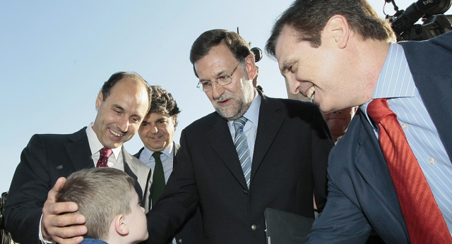 Mariano Rajoy en la presentación de Nacho Diego como candidato a la Presidencia de Cantabria