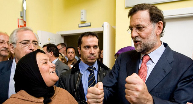 Mariano Rajoy con Juan Jose Imbroda en Melilla 