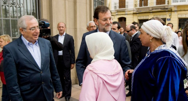 Mariano Rajoy con Juan Jose Imbroda en Melilla 