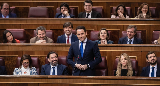 Teodoro García Egea en la Sesión de Control al Gobierno