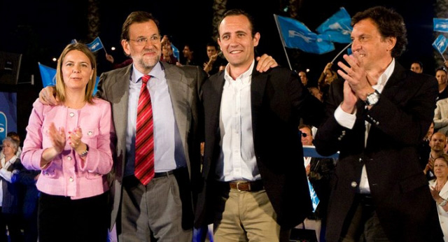 Mariano Rajoy durante el mitin en Palma de Mallorca