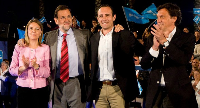 Mariano Rajoy durante el mitin en Palma de Mallorca
