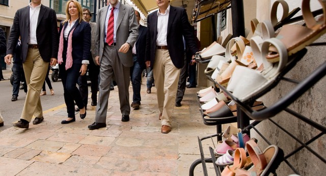 Mariano Rajoy en Mahón (Menorca)