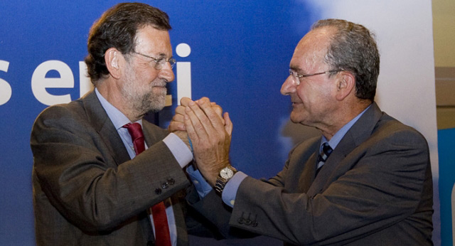 Mariano Rajoy en un acto en Málaga
