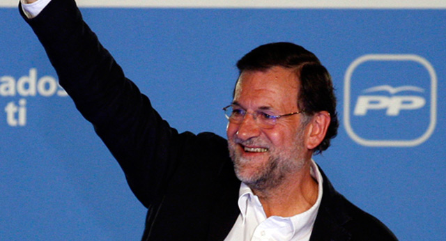 El presidente del Partido Popular, Mariano Rajoy