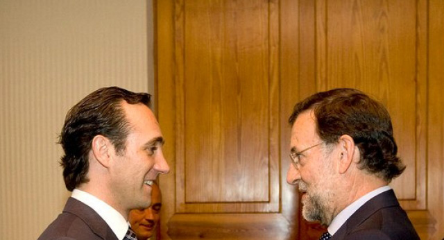 Mariano Rajoy, asiste a la toma de posesión de Bauzá