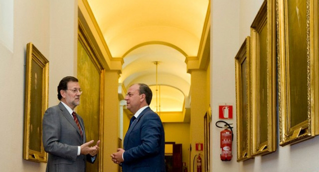 Mariano Rajoy se reúne con Monago 
