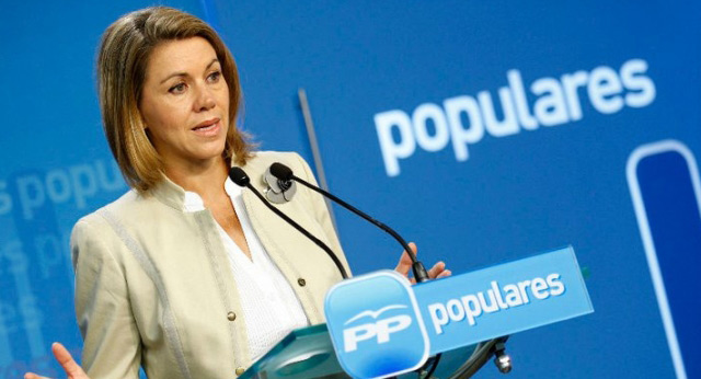 La secretaria general del PP, Maria Dolores Cospedal 