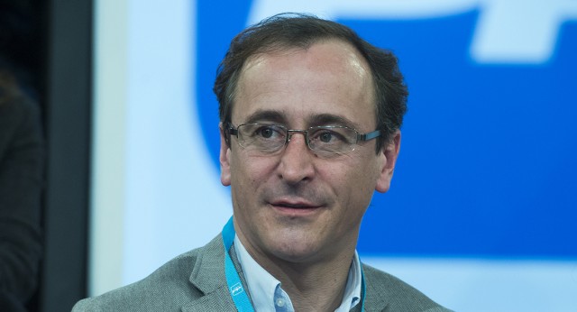 Alfonso Alonso en la Convención nacional PP