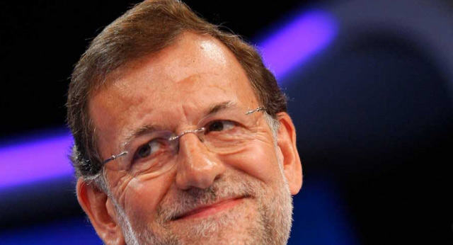 El presidente del PP, Mariano Rajoy, durante el acto de clausura de la convención nacional del PP en Málaga