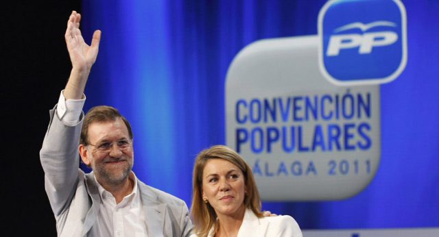 Mariano Rajoy con María Dolores de Cospedal