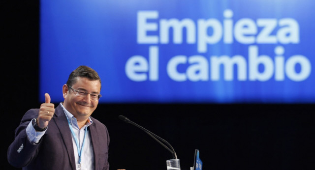 El secretario general del PP-A, Antonio Sanz