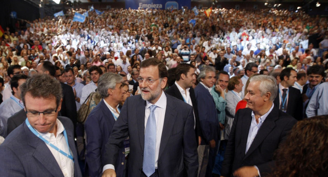 Mariano Rajoy llega a la clausura de la Convención