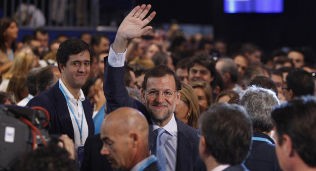 Mariano Rajoy llega a la clausura de la Convención