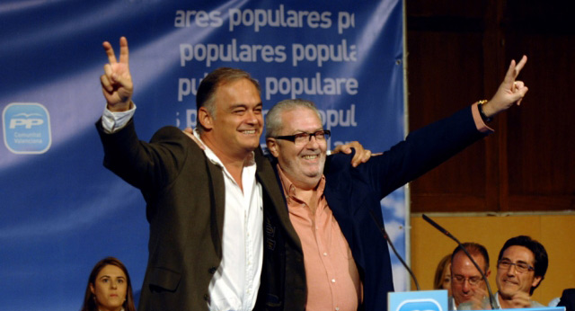 Esteban González Pons en la presentación de la candidatura del PP de Valencia