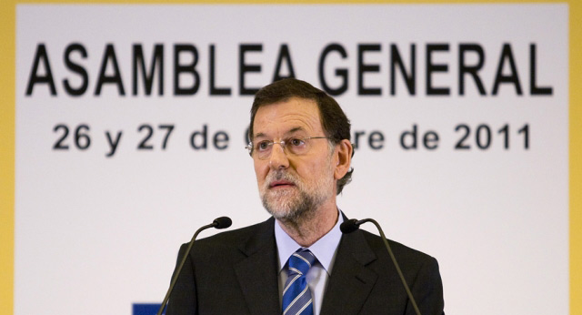 Mariano Rajoy en la clausura de la Asamblea de Elecciones de la ATA