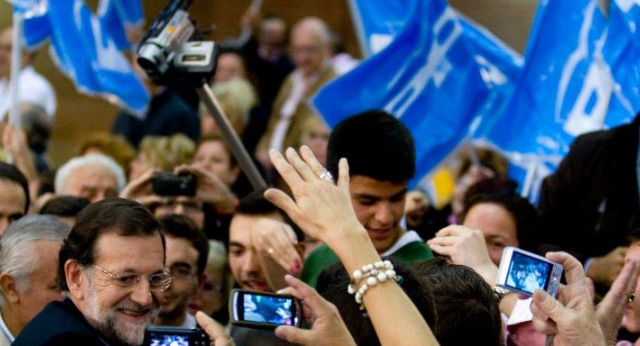 Mariano Rajoy clausura un mitin del PP en Málaga 