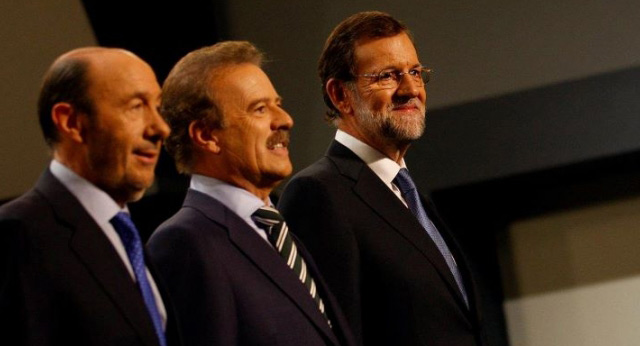 Debate entre Mariano Rajoy y Alfredo Pérez de Rubalcaba