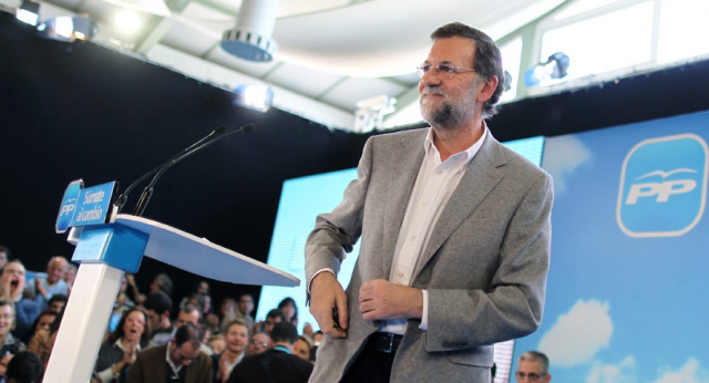 El presidente del Partido Popular, Mariano Rajoy