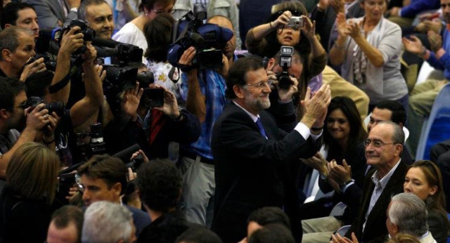 Mariano Rajoy clausura un mitin del PP en Málaga 