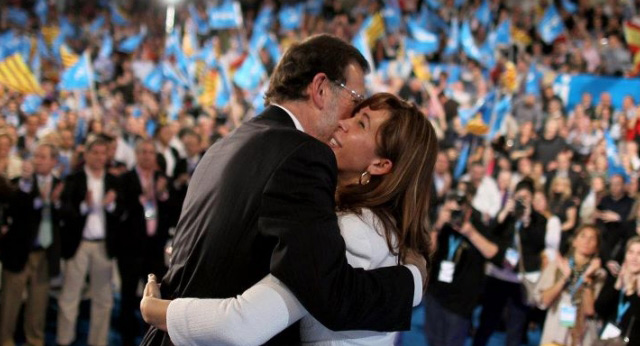 Mitin de Mariano Rajoy en Hospitalet