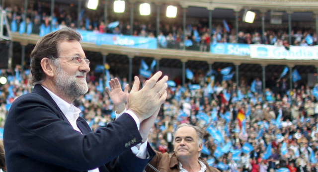 El presidente del Partido Popular, Mariano Rajoy