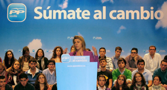 Mª Dolores de Cospedal en Écija, Sevilla