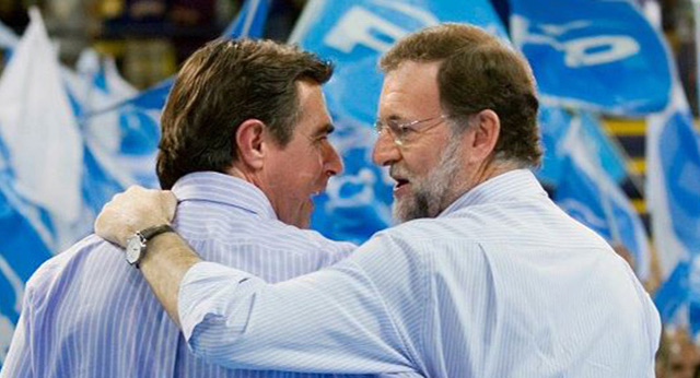 Mariano Rajoy en el mitin de Las Palmas de Gran Canaria
