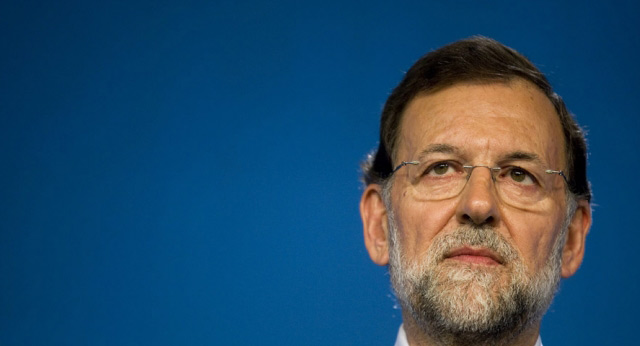 El presidente del Partido Popular, Mariano Rajoy