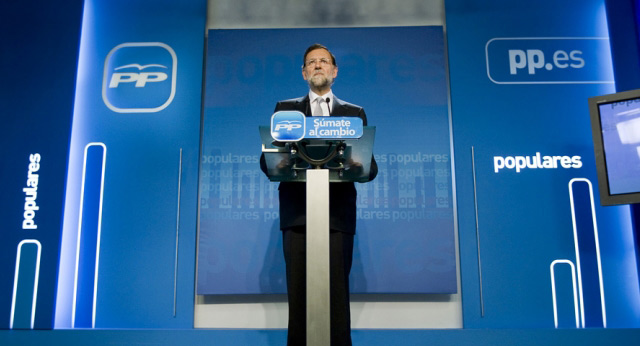 Rueda de prensa de Mariano Rajoy tras conocer los resultados electorales