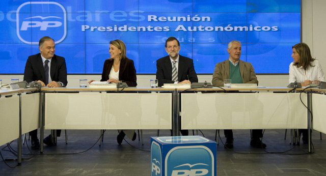 Mariano Rajoy preside la reunión de los presidentes autonómicos del PP
