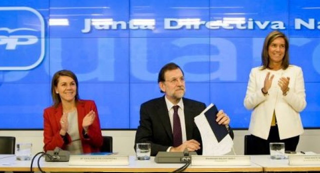 Mariano Rajoy preside la reunión de la Junta Directiva Nacional