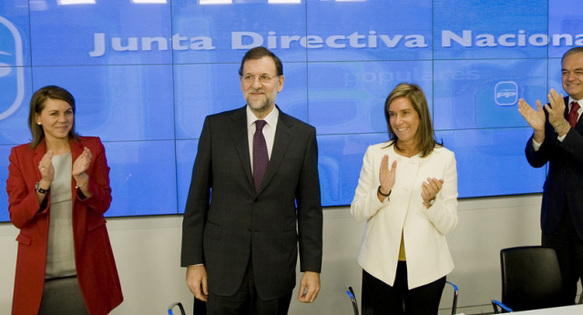 Mariano Rajoy preside la reunión de la Junta Directiva Nacional