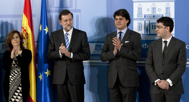 Jura de Jorge Moragas y Álvaro Nadal como secretarios de Estado