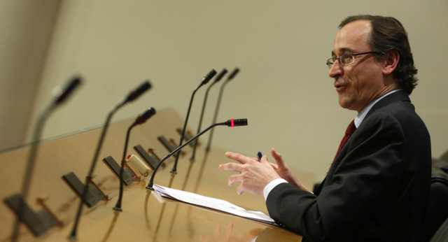 Rueda de prensa de Alfonso Alonso