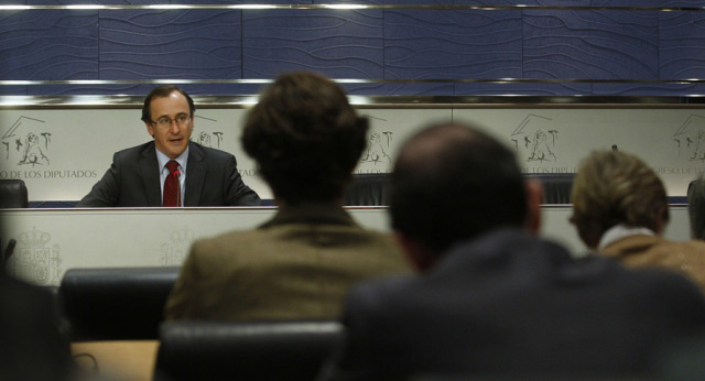 Rueda de prensa de Alfonso Alonso