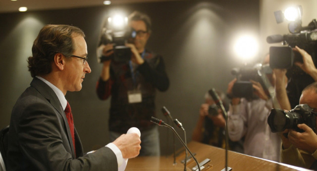 Rueda de prensa de Alfonso Alonso