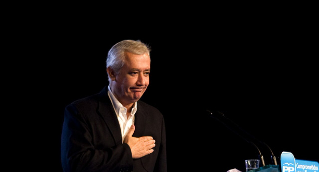 Javier Arenas en la clausura del 17 Congreso del Partido Popular