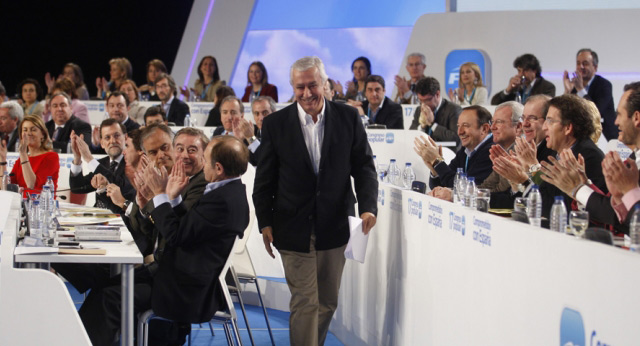 Javier Arenas en la clausura del 17 Congreso del Partido Popular