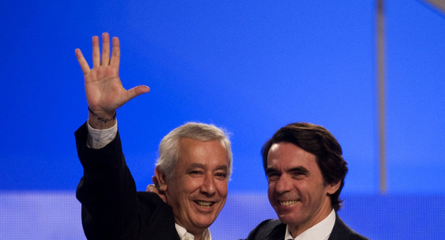 Javier Arenas y José María Aznar