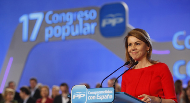 María Dolores de Cospedal en la clausura del 17 Congreso del PP